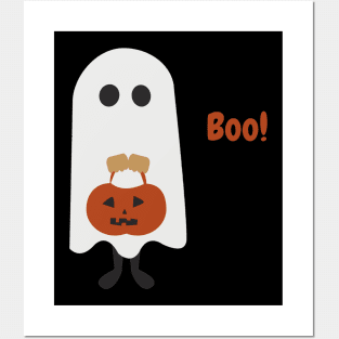 Halloween Ghost Boo Posters and Art